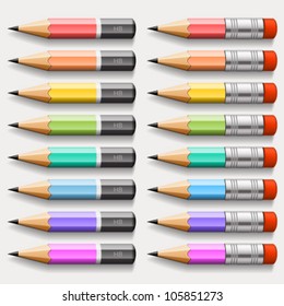 collection of pencils