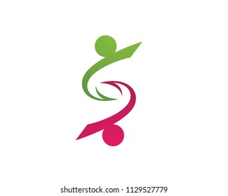Collection Of People Icons In Circle - Vector Concept Engagement, Togetherness