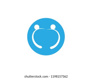 Collection Of People Icons In Circle - Vector Concept Engagement, Togetherness