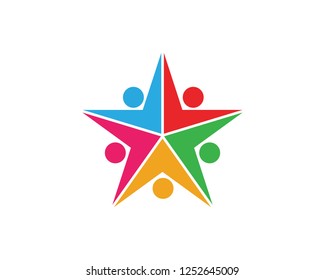 Collection Of People Icons In Circle - Vector Concept Engagement, Togetherness