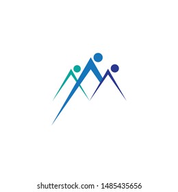 Collection Of People Icons In Circle - Vector Concept Engagement, Togetherness