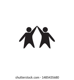 Collection Of People Icons In Circle - Vector Concept Engagement, Togetherness