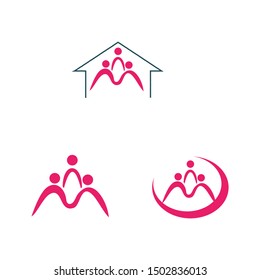 Collection Of People Icons In Circle - Vector Concept Engagement, Togetherness
