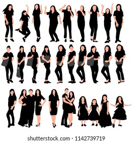 collection of people silhouettes