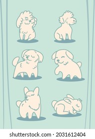 Kollektion von Symbolen für Heimtiere