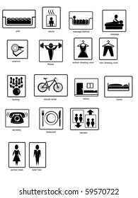 A collection of pictograms - vector illustration