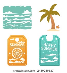 a collection of pictures of summer things
