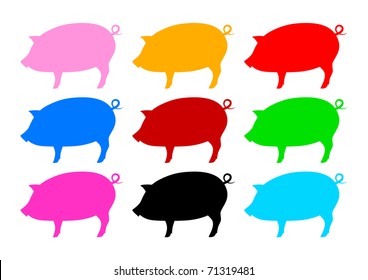 Collection of pigs