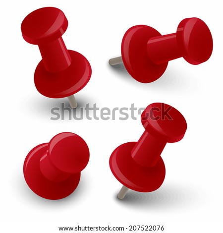Collection of pins uni colors