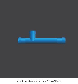 Collection of plumbing pipe of various angles