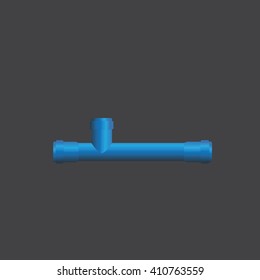 Collection of plumbing pipe of various angles