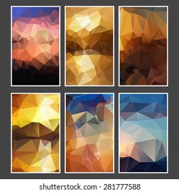 Collection of Polygonal Mosaic Wallpaper for Mobile Phones