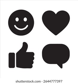 Uma coleção de emojis populares, projetados em um estilo colorido. Esses ícones digitais expressivos são perfeitos para sites, aplicativos ou mídias sociais. Placas gráficas de alta resolução para exibição nítida e clara.