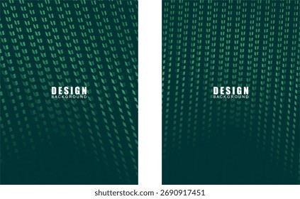 Collection of premium background designs with 3D green luxury motifs. Vector horizontal template, for digital business banner, invitation, luxury voucher, gift certificate, etc.