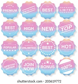 Collection Premium Quality and Guarantee Labels