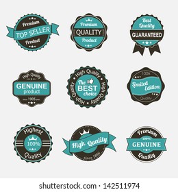 Collection of premium quality vintage labels