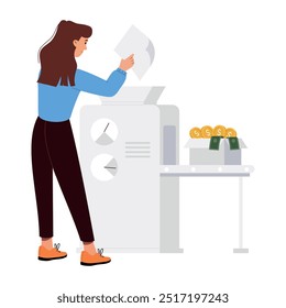 Collection of Product Handling Flat Illustrations 


