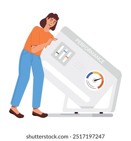 Collection of Product Handling Flat Illustrations 

