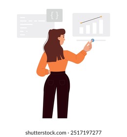 Colección de la manipulación de Productos Ilustraciones planas 

