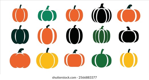 : collection of pumpkins bindle