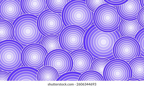 Collection of Purple Circles with white Edges having bright Center