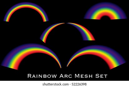 Collection of rainbow arcs.