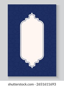 Sammlung von Ramadan Kareem Fenster und Laterne Hintergründe. Moderne islamische Grußkartenvorlage und Cover-Design. Islamisches Poster und Social-Media-Banner in flachen Pastellfarben mit Leerraum