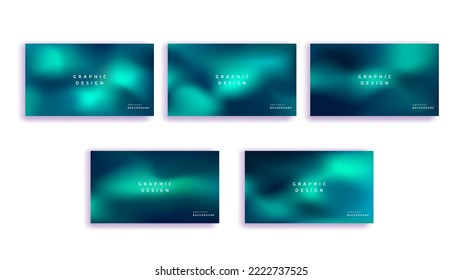 collection of random bokeh blur background designs for product ad templates, website banners and presentations