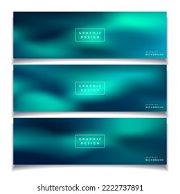 collection of random bokeh blur background banner designs for product ad templates, website banners and presentations