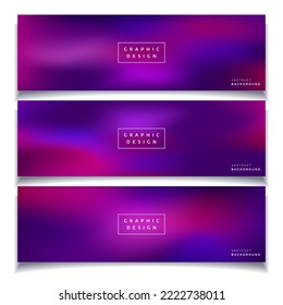 collection of random bokeh blur background banner designs for product ad templates, website banners and presentations