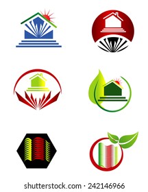 Collection Real esatate logo set 