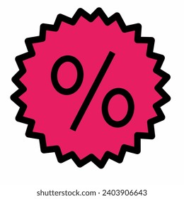Colección de etiquetas de descuento rojas realistas. Etiqueta de descuento de compras. Etiqueta de papel de venta al por menor. Tarjeta promocional de ventas. Ilustración vectorial.
