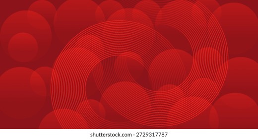 Coleção de círculos concêntricos vermelhos. Coleção de ondas sonoras radiais ou anéis sonares. Pacote de símbolos de ícones de radar, alvos, linhas tracejadas, meios-tons.

