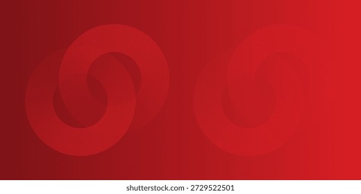 Colección de círculos concéntricos rojos. Colección de ondas sonoras radiales o anillos de sonar. Paquete de símbolos de iconos de radar, objetivos, líneas discontinuas, semitonos.

