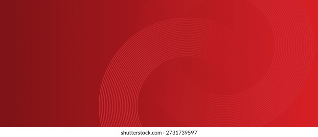 Coleção de círculos concêntricos vermelhos. Coleção de ondas sonoras radiais ou anéis sonares. Pacote de símbolos de ícones de radar, alvos, linhas tracejadas, meios-tons.