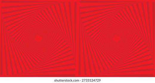 Colección de círculos concéntricos rojos. Colección de ondas sonoras radiales o anillos de sonar. Paquete de símbolos de iconos de radar, objetivos, líneas discontinuas, medios tonos.