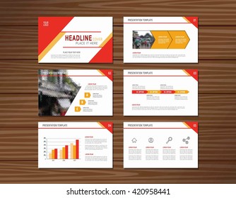 Collection Of Red Presentation Template
Flat Design For Advertising 