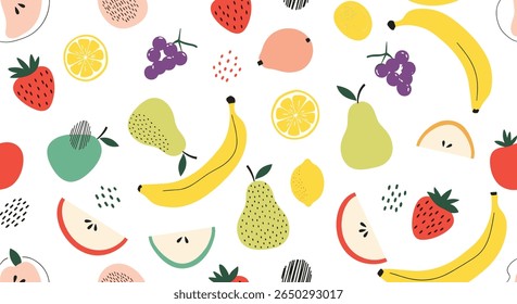 A Collection of Refreshing and Colorful Fruits Representing Healthy and Delicious Choices for All