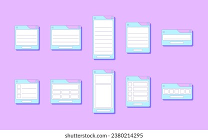 Collection of Retro Web UI Notes