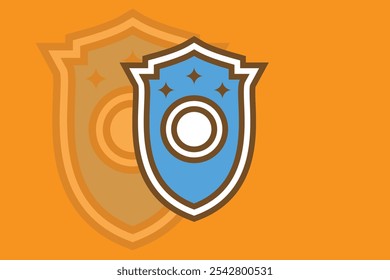 Collection of Retro-Style Shield Logos in Various Shapes with Minimalist Vintage Design