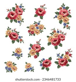 Una colección de rosales ideal para el diseño textil,