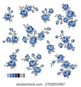 Una colección de materiales en rosa ideal para el diseño textil,