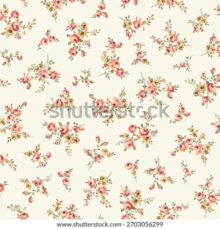 A collection of rose materials ideal for textile design,