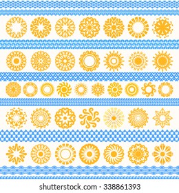 Collection of round shapes