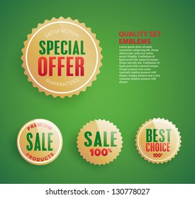 Collection of Sale Labels