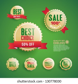 Collection of Sale Labels