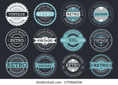 Collection sale labels. Stickers premium quality flat style for social media ads and banners, website badges, marketing, labels and stickers for online shopping templates. Vector illustration.