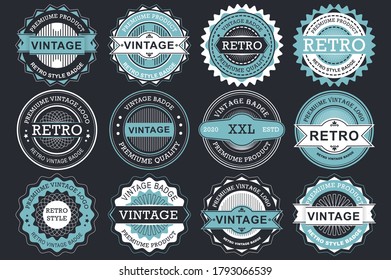 Collection sale labels. Stickers premium quality flat style for social media ads and banners, website badges, marketing, labels and stickers for online shopping templates. Vector illustration.