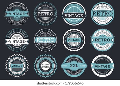 Collection sale labels. Stickers premium quality flat style for social media ads and banners, website badges, marketing, labels and stickers for online shopping templates. Vector illustration.