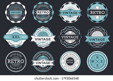Collection sale labels. Stickers premium quality flat style for social media ads and banners, website badges, marketing, labels and stickers for online shopping templates. Vector illustration.